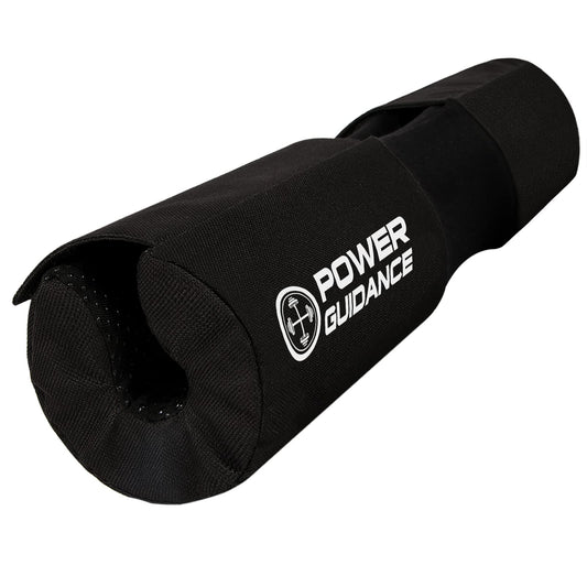 POWER GUIDANCE Barbell Squat Pad - Neck & Shoulder Protective Pad Anti-Skid Points for Squats, Lunges, Hip Thrusts, Weightlifting - Fit Standard and Olympic Bars, Black