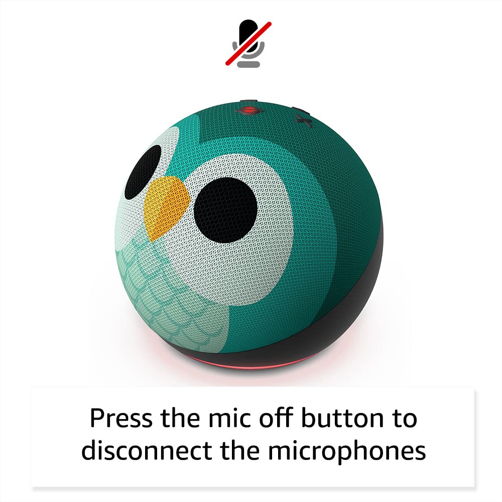 Echo Dot (5th Gen) Kids Dragon with Echo Glow