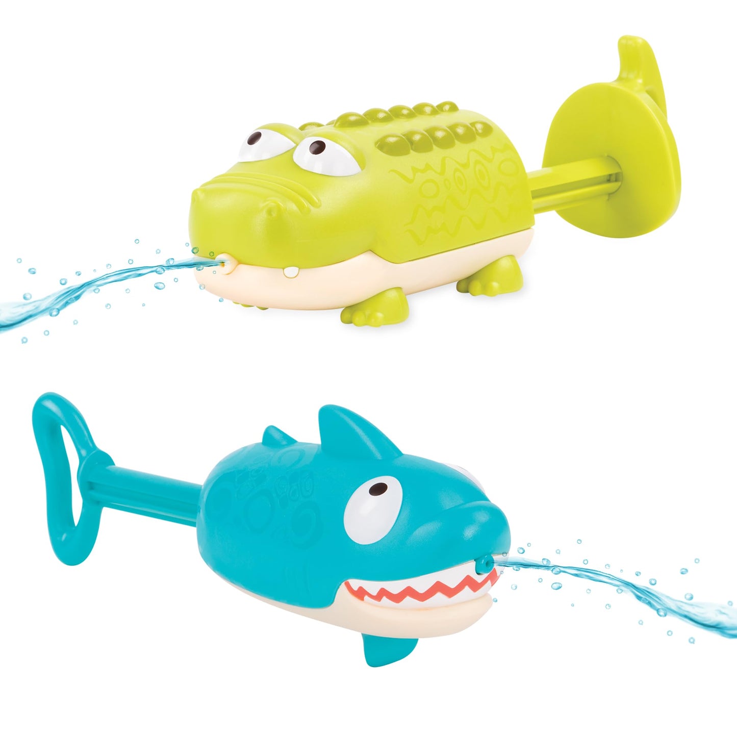 B. toys – Splishin’ Splash Animal Water Squirts Duo Pack – Fun Summer Bath Toys for Kids, Outdoor Water Play for Toddlers 18+ Months
