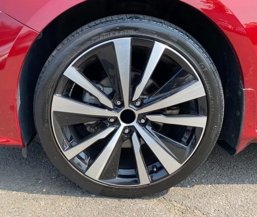 New Replacement 19 Inch Wheel For Nissan Altima Platinum SR SL SV S Edition ONE OEM Style Aluminum Alloy Rim for 2019 2020 2021 2022 2023 | 19x8" | Gloss Black w/Silver Finish - 403006AM3A 6AM3A