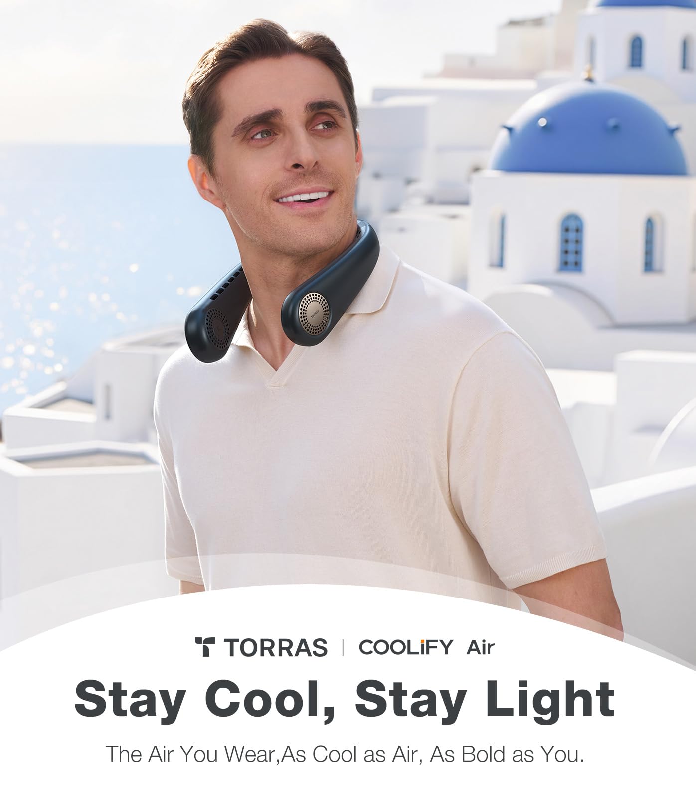 Ultra Long Life + Ultra Light Portable Neck Air Conditioner Set, Travel Essentials