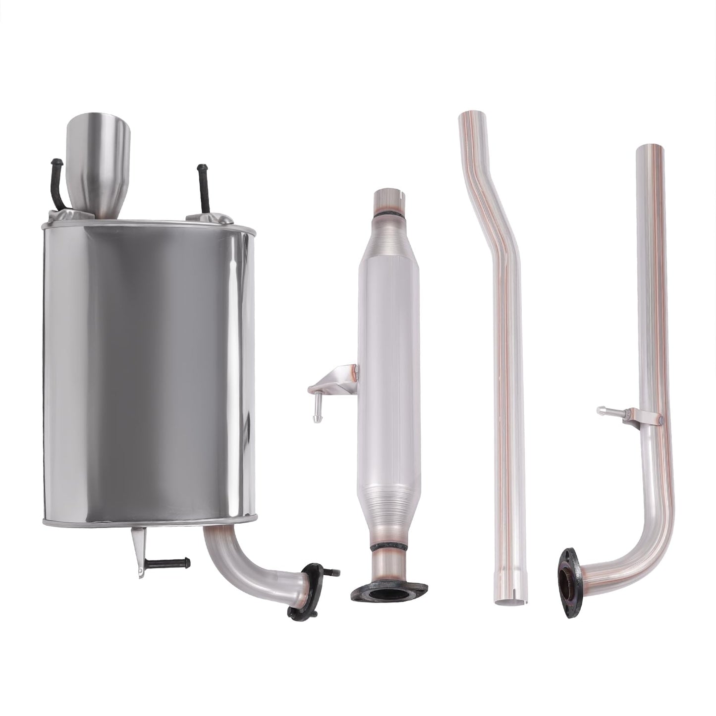 ZHRUIHAN Exhaust Resonator Muffler Pipe System Replacement kit Compatible with 2007 2008 2009 2010 Camry 2.4L，2010 2011 Camry 2.5L，Muffler and Tail Pipe，Repklace OE: 48341 53685