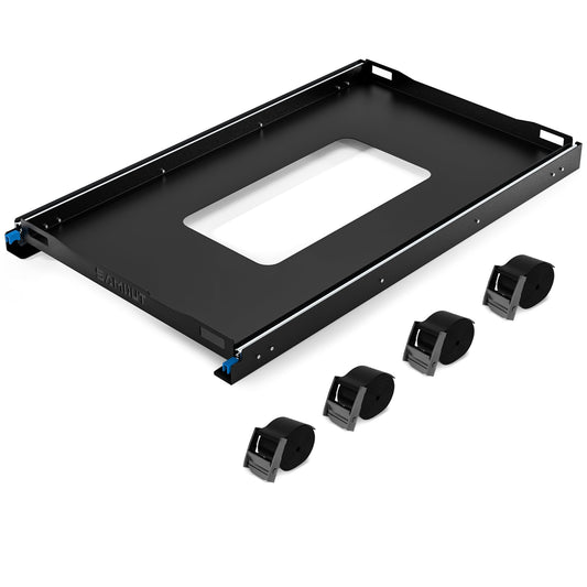 SAMOUT Fridge Slide (Inner 39.2 x 22.4in) Vehicle Refrigerator Freezer Slider with 4 Buckle Straps, Universal Fit, Max 287 LBS, 3rd Gen