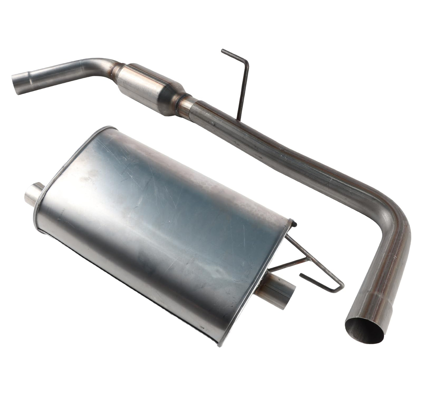 SleYuYir Exhaust Resonator Muffler Tail Pipe Exhaust Kit Compatible with Nissan Frontier 4.0L 2005-2019 Stainless Steel | Northeastern Exhaust | Free Gaskets and Clamps Included | Direct-Fit