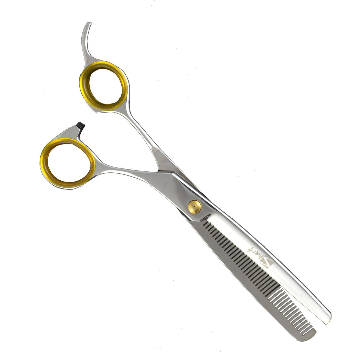 Sharf Gold Touch Pet Grooming Shear Kit 7.5 Inch Straight & 6.5" 42-Tooth Thinning Scissors