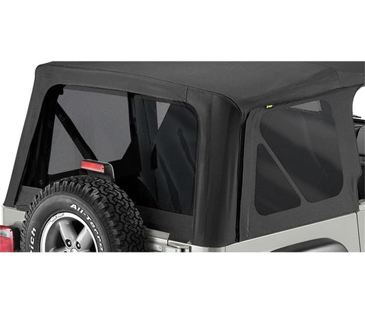 Bestop Window Set - Jeep '03-06 Wrangler TJ Exc. Unlimited (Black Diamond)