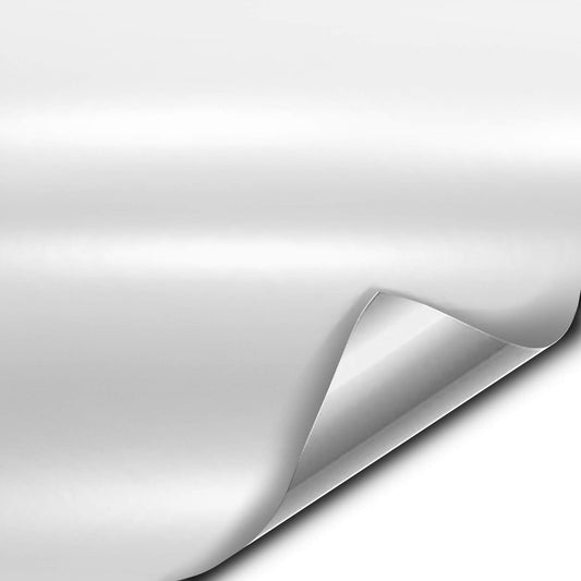 VViViD+ Satin Pearl White Vinyl Car Wrap Film (15ft x 5ft)