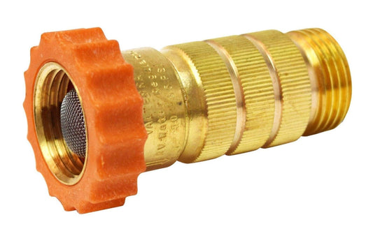 Valterra RV Hi-Flow Water Regulator, Lead-Free Brass Hi-Flow Water Regulator for Camper, Trailer, RV Plumbing System, 50-55 psi