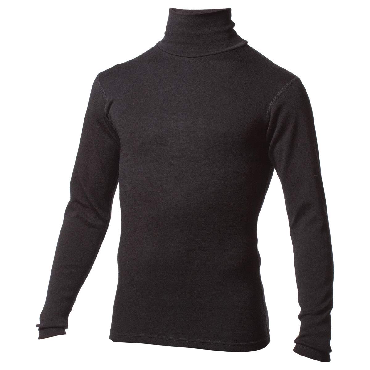 Minus33 100% Merino Wool Base Layer 712 MidWeight Turtleneck Black. X-Large