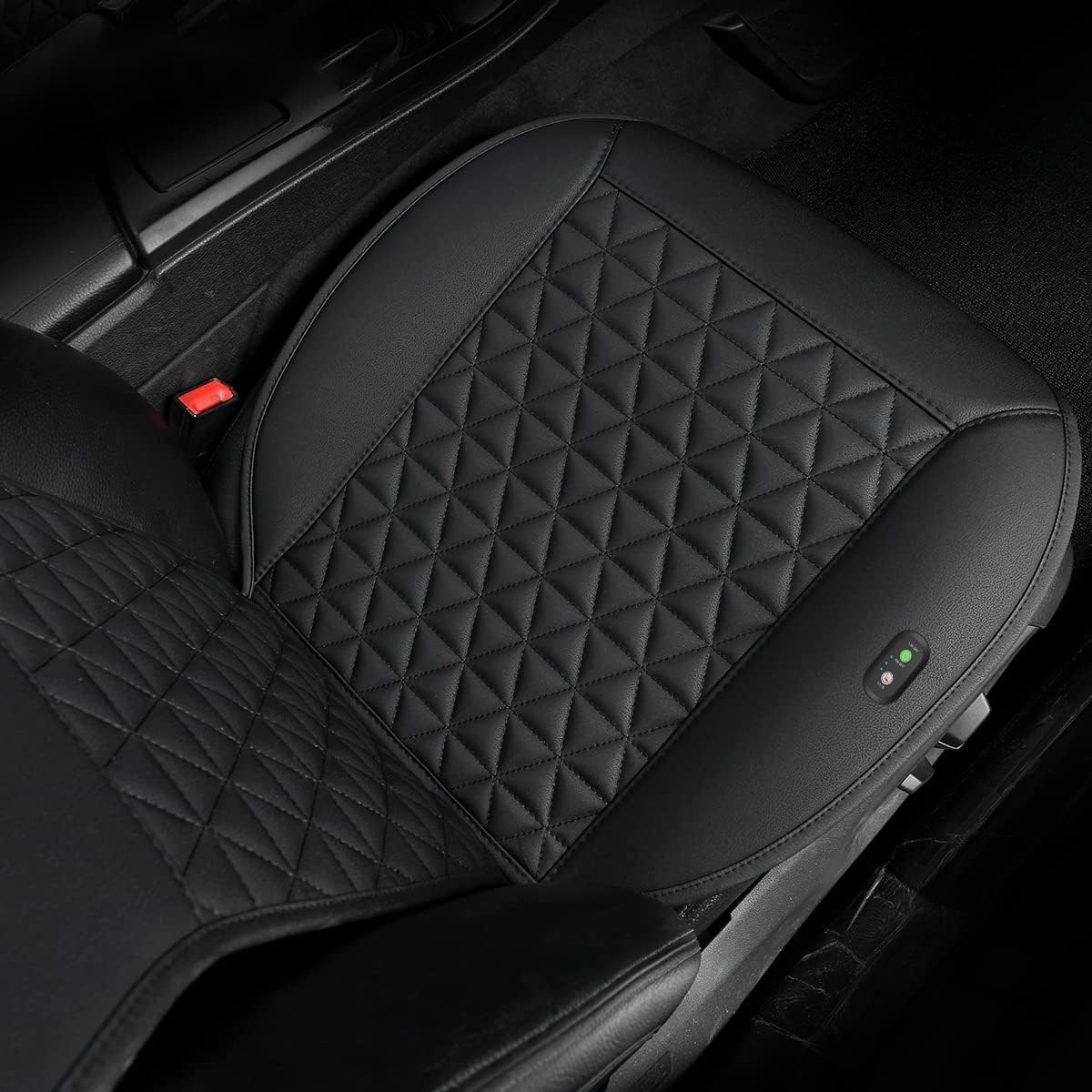 LUSRAIT Universal Seat Cushion, Comfortable Seat Cover with Full Back Support in Winter