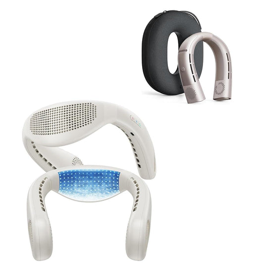 Ultra Long Life + Ultra Light Portable Neck Air Conditioner Set, Travel Essentials