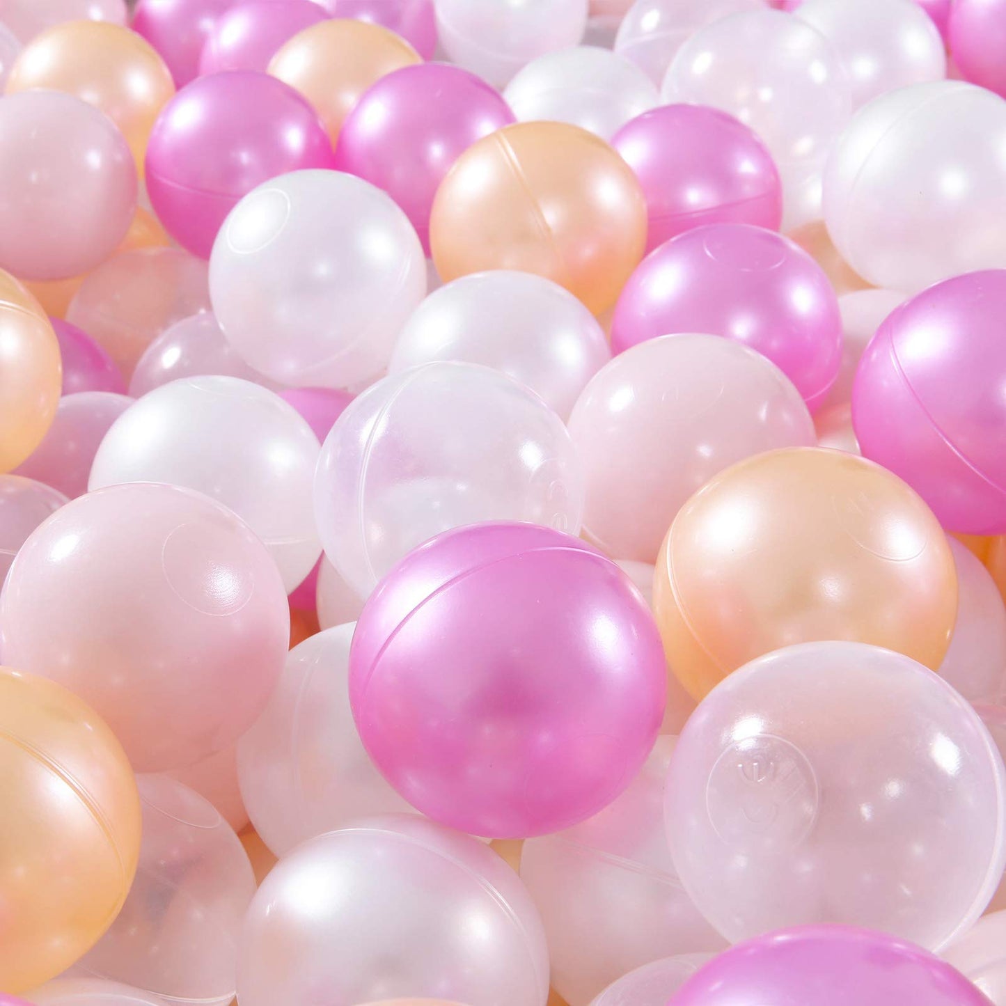 STARBOLO Star Ball Pit Balls - Pack of 100 200 500 1000 Macaron Balls BPA&Phthalate Free Non-Toxic Crush Proof Ocean Ball Soft Plastic Balls for 1-5 Years Kids Birthday Pool Tent Party.