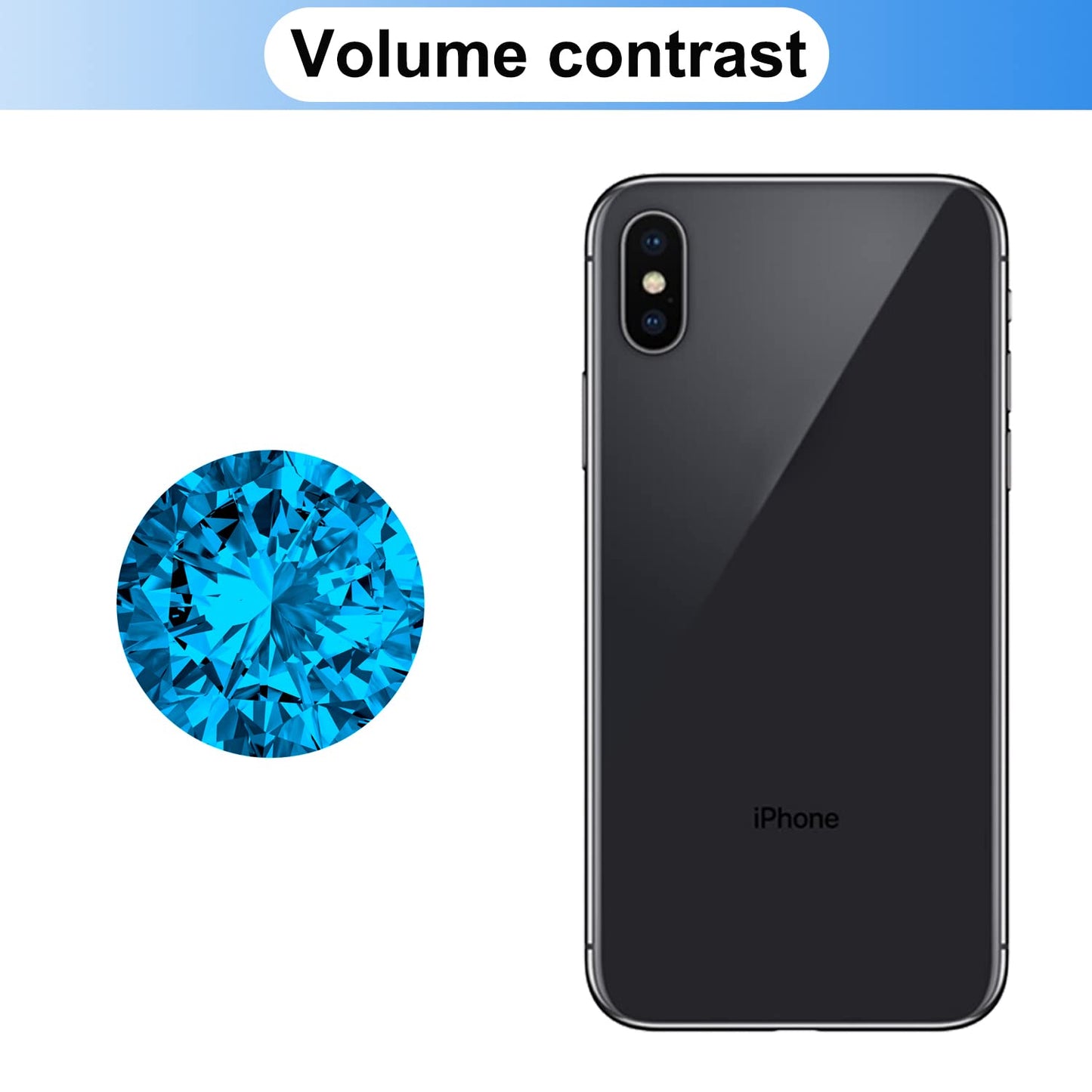 60mm(2.36 in) Large Crystal Diamond Paperweight with Stand Jewels Wedding Decorations Centerpieces Home Decor (60mm, Light Blue)