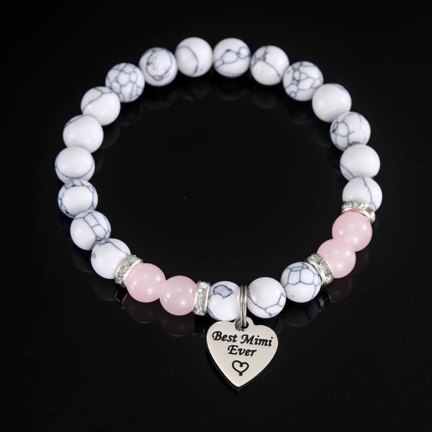 Kivosliviz Mimi Jewelry for Women Gifts from Granddaughter Best Grandma Mothers Day Mimi Bracelet