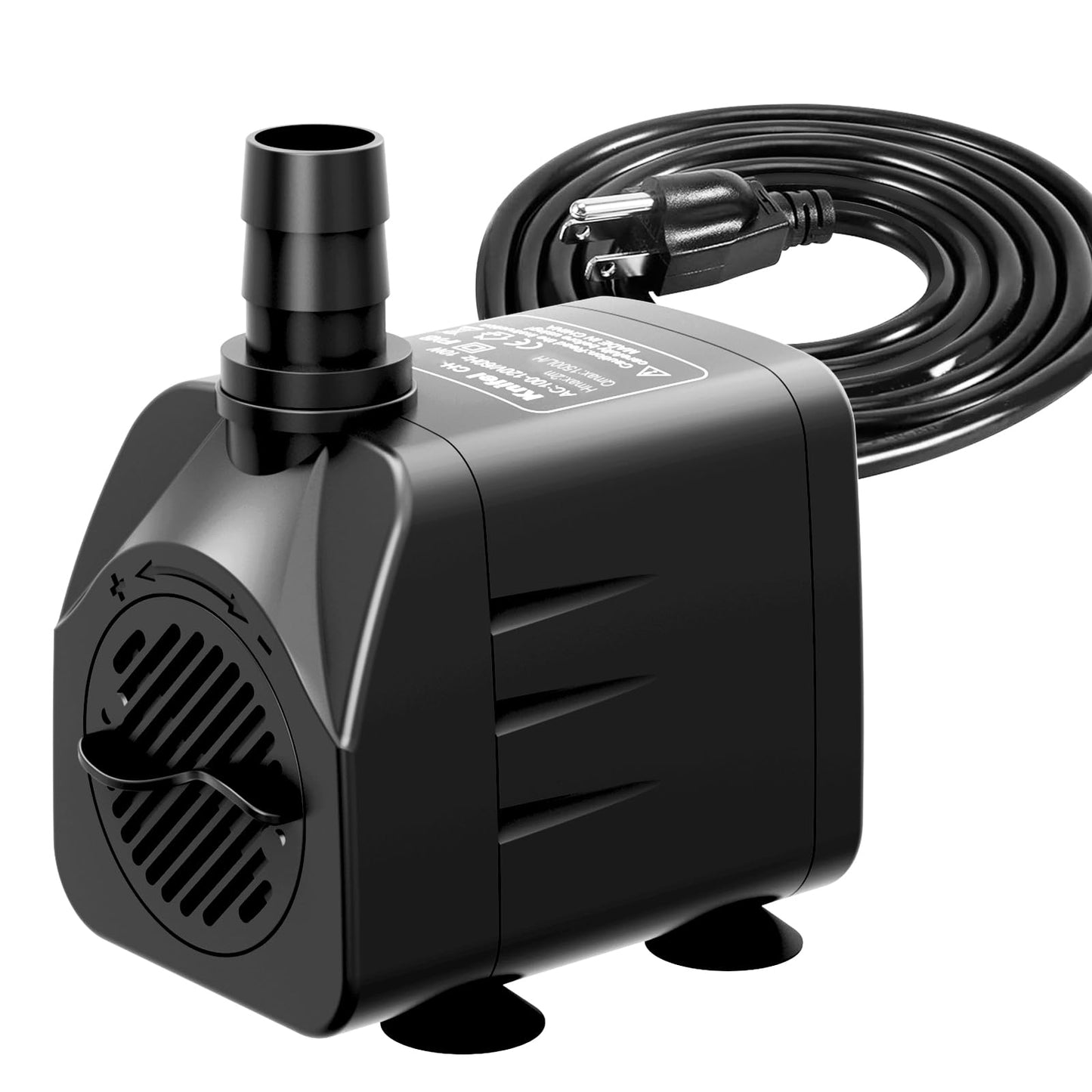 Knifel Submersible Pump 400GPH with AUTO-Shut-Off 6.5ft High Lift for Fountains, Hydroponics, Ponds, Aquariums & More