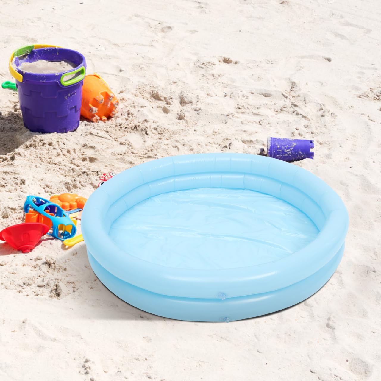 Baby Inflatable Pool, Sandpit Toys Blow up Pool Children Inflatable Pool Baby Blow Up Pool Wading Pool for Children Sand Outdoor Fishing Toy Sandpit Plaything