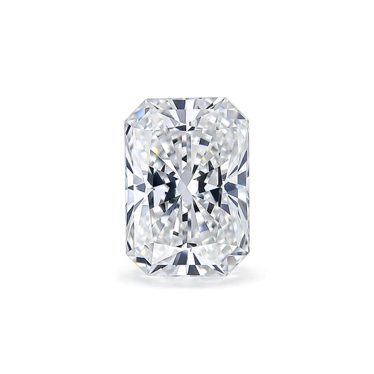 1-5 Carats Moissanite Loose Stone Lab Grown Synthetic Diamond Loose D Color Round/Oval/Heart/Princess/Cushion/Asscher/Pear/Marquise/Radiant/Emerald Cut Moissanite Loose Gem Stones for Ring Pendant Jewelry Making Gift (Radiant Cut, 1 Carats)