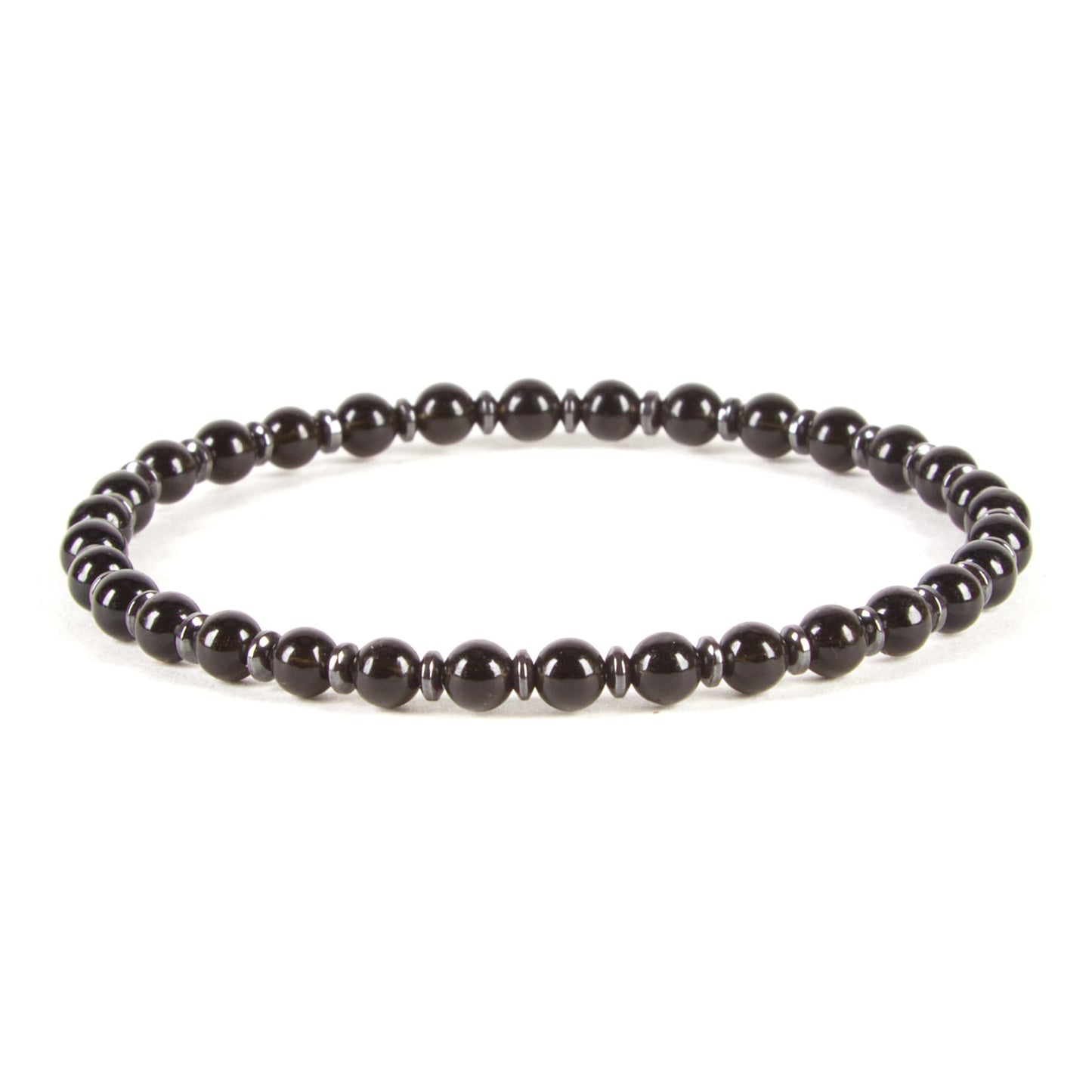 Cherry Tree Collection - Small, Medium, Large Sizes - Gemstone Beaded Bracelets For Women and Men - 4mm Round Beads (Protection Set - Medium)