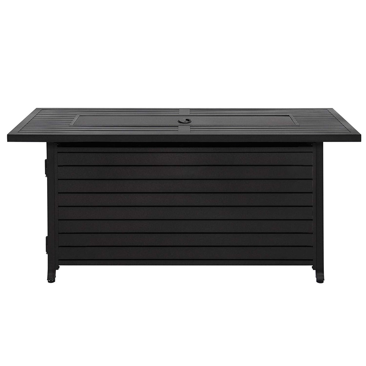 Hiland AFP-RT Propane 50,000 BTU Fire Pit, Retangular, Matte Black