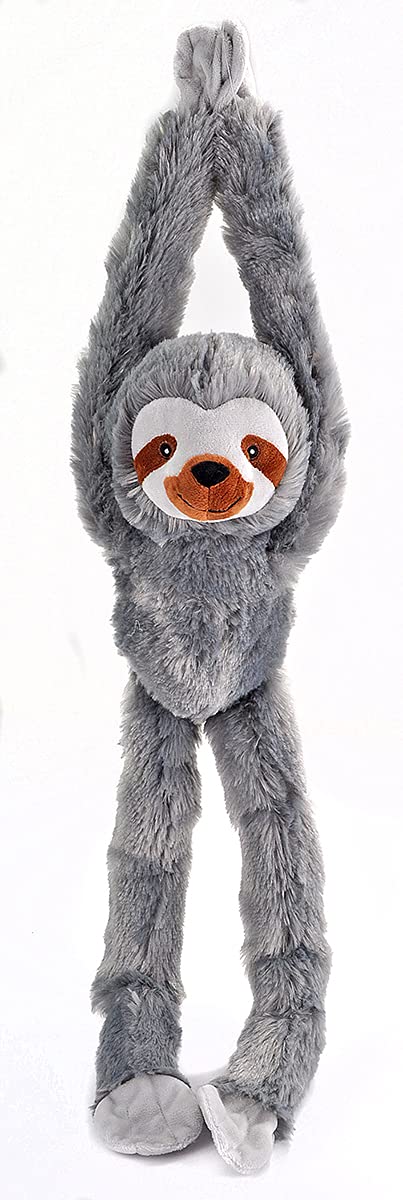 Wild Republic Ecokins Hanging Sloth, Stuffed Animal, 22 inches, Gift for Kids, Plush Toy, Made from Spun Recycled Water Bottles, Eco Friendly, Child’s Room Decor