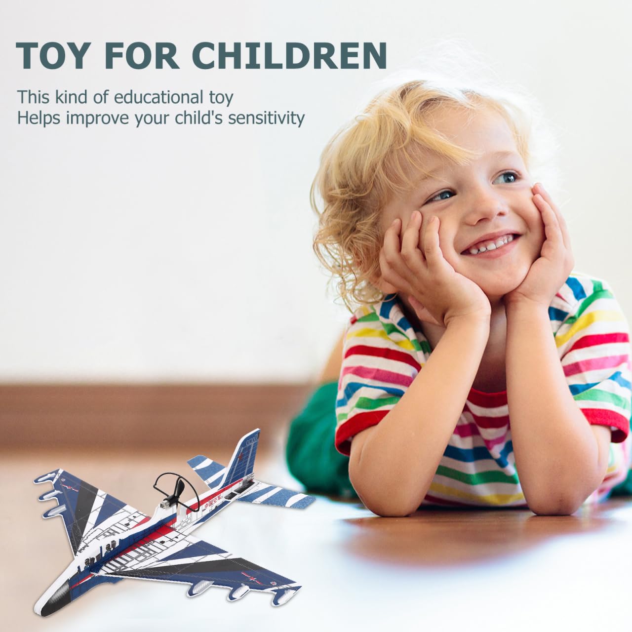 Totority USB Rechargeable Electric Foam Glider Planes 2Pcs with LED Lights, Hand Thrown Airplane Toys for Kids Boys Girls, Safe Durable Material, Perfect Outdoor Indoor Flying Fun Present