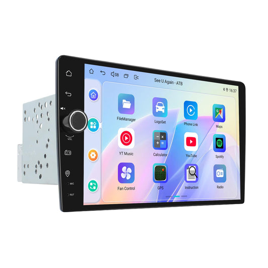 JOYING Double Din Radio 9 Inch Car Stereo with Apple Carplay & Android auto, Android 13 Head Unit 4GB+64GB with Mirror Link, AM/FM, Bluetooth, SWC, GPS(JY-UTD07N4)
