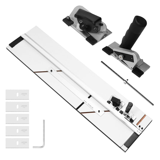 40" Capacity Board Mounted Mat Cutter for Framing – Simplex Elite Mat Cutter with 45° Bevel & Straight Cutting Heads, for Picture Frames, Artwork, Photography & DIY Projects, with Blades & Wrench