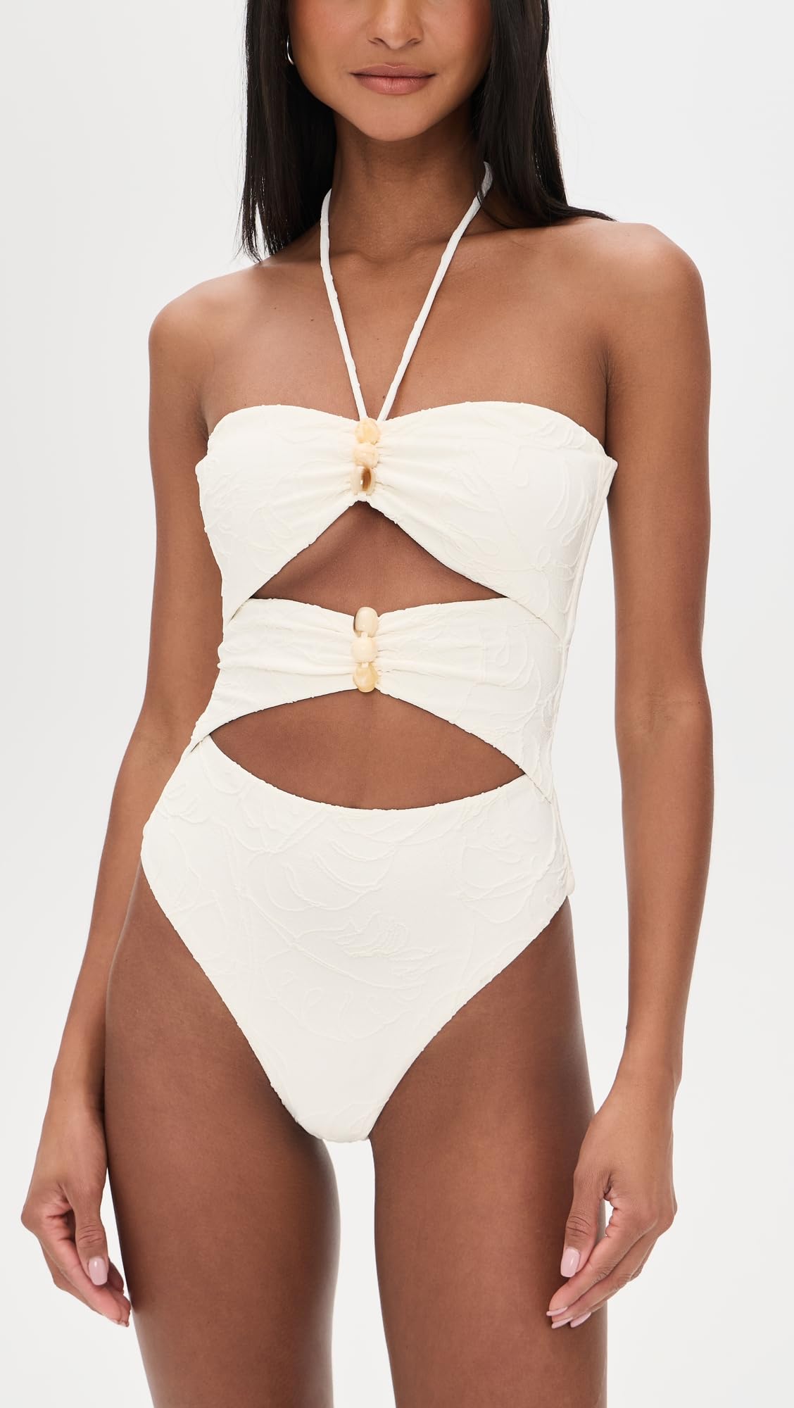 Devon Windsor Women's Isla One Piece, Porcelain, L