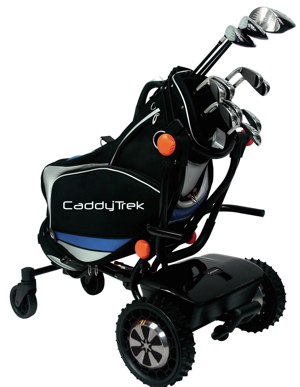 CaddyTrek R2 Electric Golf Follow Cart (Black)