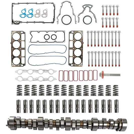 5.3 Sloppy Mechanics Stage 2 Camshaft Cam LS7 Lifter fit for LS L92 L99 Sloppy Head Gaskets Bolts Kit Fit For LS LS1 1999-2007 5.3L 5.7L V8 E1840P