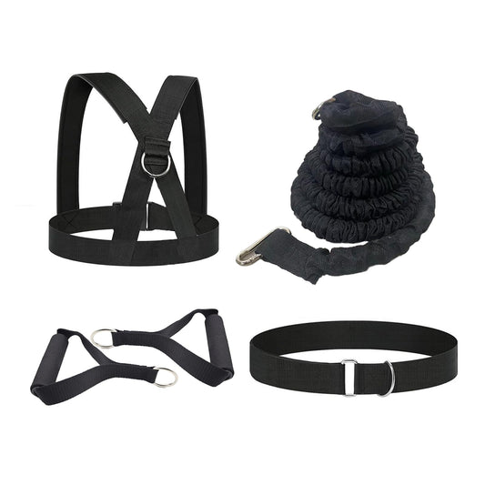 Ycendelion Resistance Band Training Equipment, Sled Shoulder Belt Help to Improve Strength Agility Power Speed Suit for Football Basketball Baseball Running Volleyball