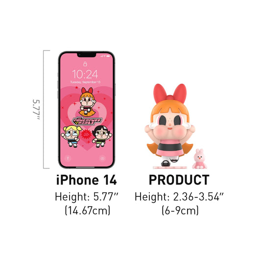 POP MART CRYBABY x Powerpuff Girls Series Figures, 12PCs CRYBABY Blind Box Figures, Random Design Action Figures Collectible Toys Home Decorations, Holiday Birthday Gifts for Girls and Boys, Whole Set