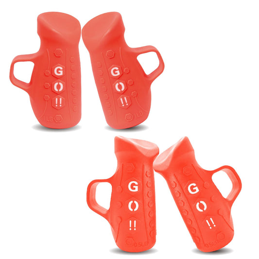 Running Weights for Jogging Walking, Fitness Yaga Hand Weights Dumbbells Set for Body Sculpting & Toning - Maximize Your Calorie Burn (Orange)