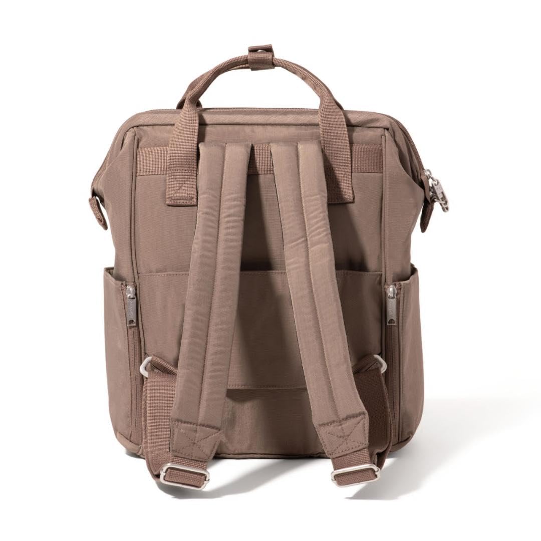 Baggallini Securtex Anti-Theft Windsor Backpack for Travel, Work & College, RFID & Locking Zipper, Up to 16" Laptop