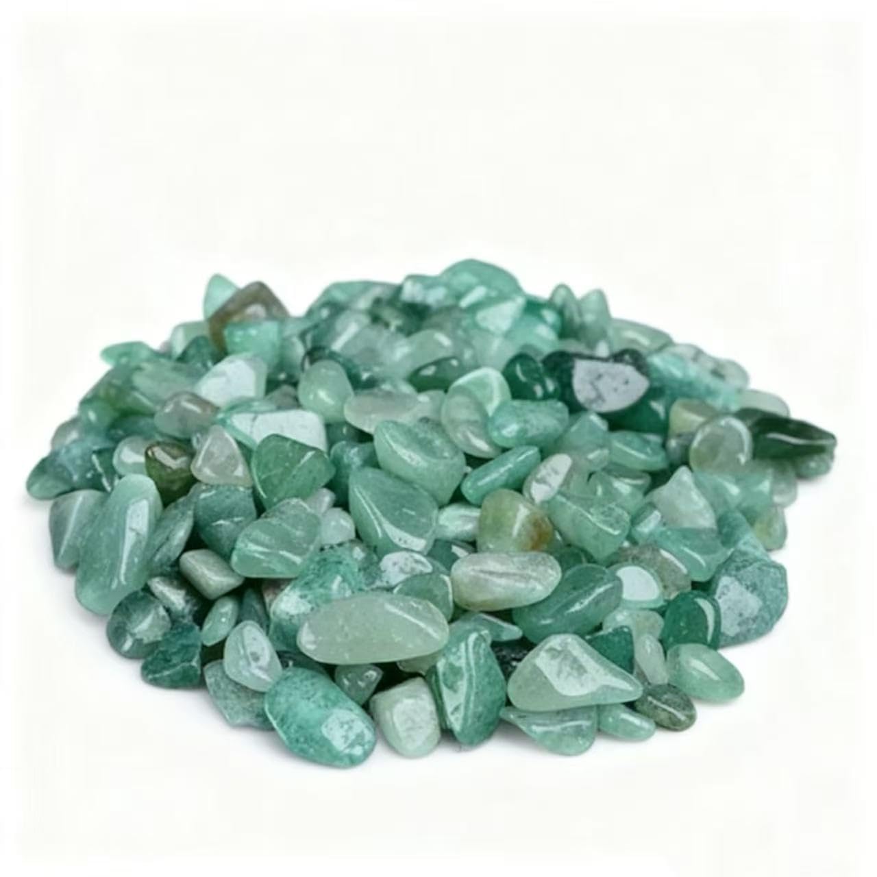 Sulanvi Bulk Raw Aventurine Crystals - Beginner DIY Healing Crystal Set, 0.6-1.2” Natural Unpolished Gemstones for Terrarium, Meditation, Tarot, Grids, Aroma Stone, 0.45lb