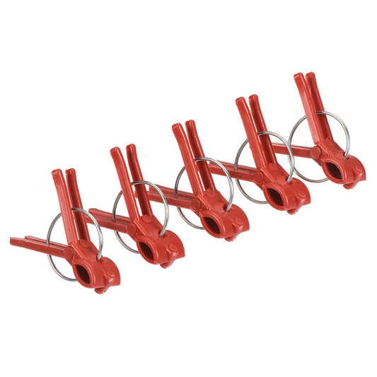 MECCANIXITY Plant Grafting Clips Plastic Curved Mouth Garden Clamps Fixing Connects Gardening Tool for Vegetable Vine Pack of 150