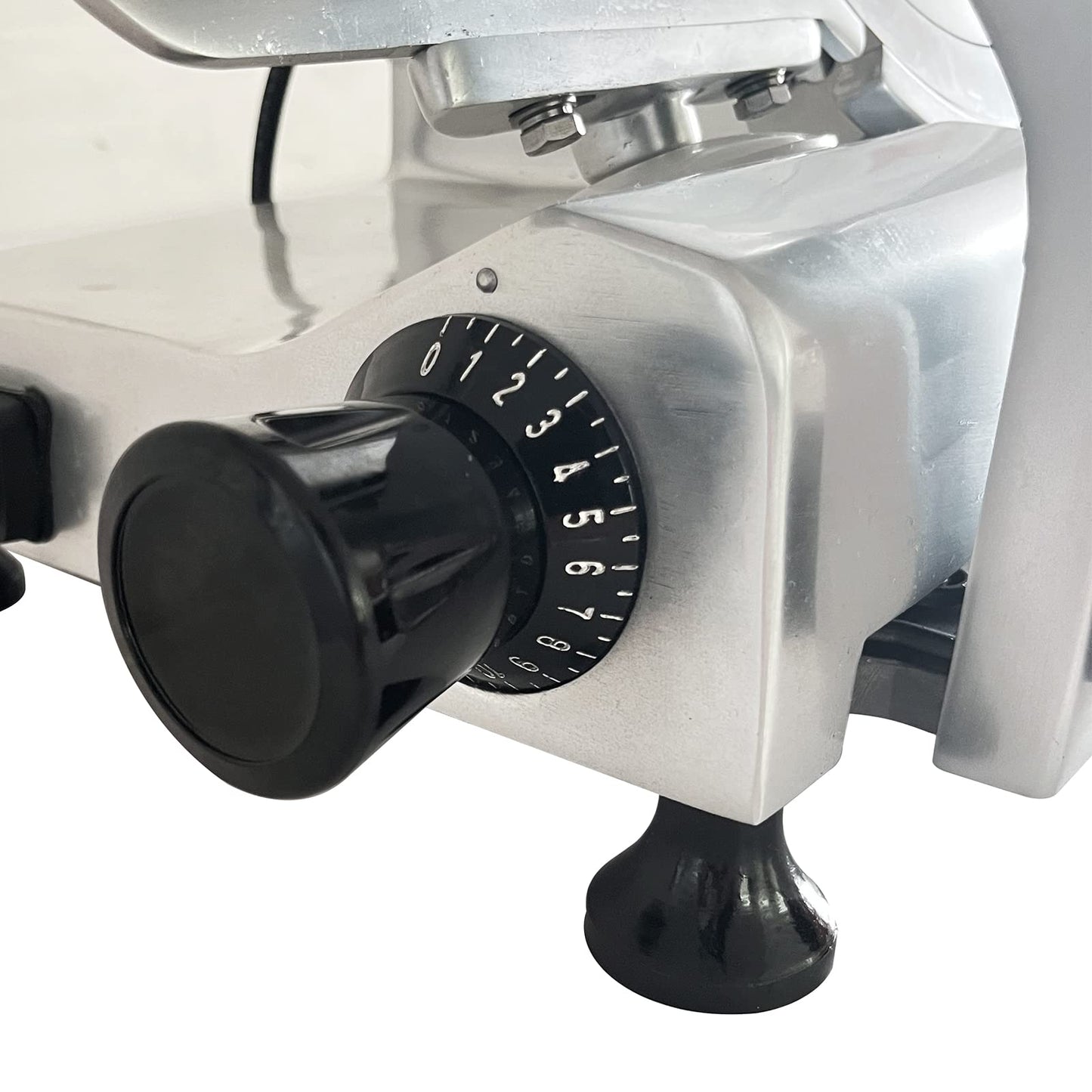 9" Premium Chromium-plated Steel Blade Electric Deli Meat Cheese Food Slicer Commercial and for Home Use 120W Zica 220JS [ETL]