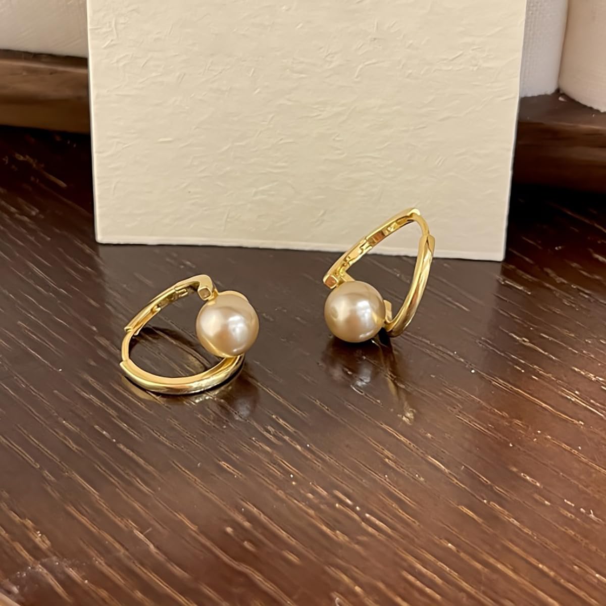 Halolux Lymphvity Germanium Earring for Women Lymphatic Drainage Earring CZ Zircon Acupressure Earrings Atheniz Lymphatic Earrings Dainty Jewelry Gifts (Champagne)