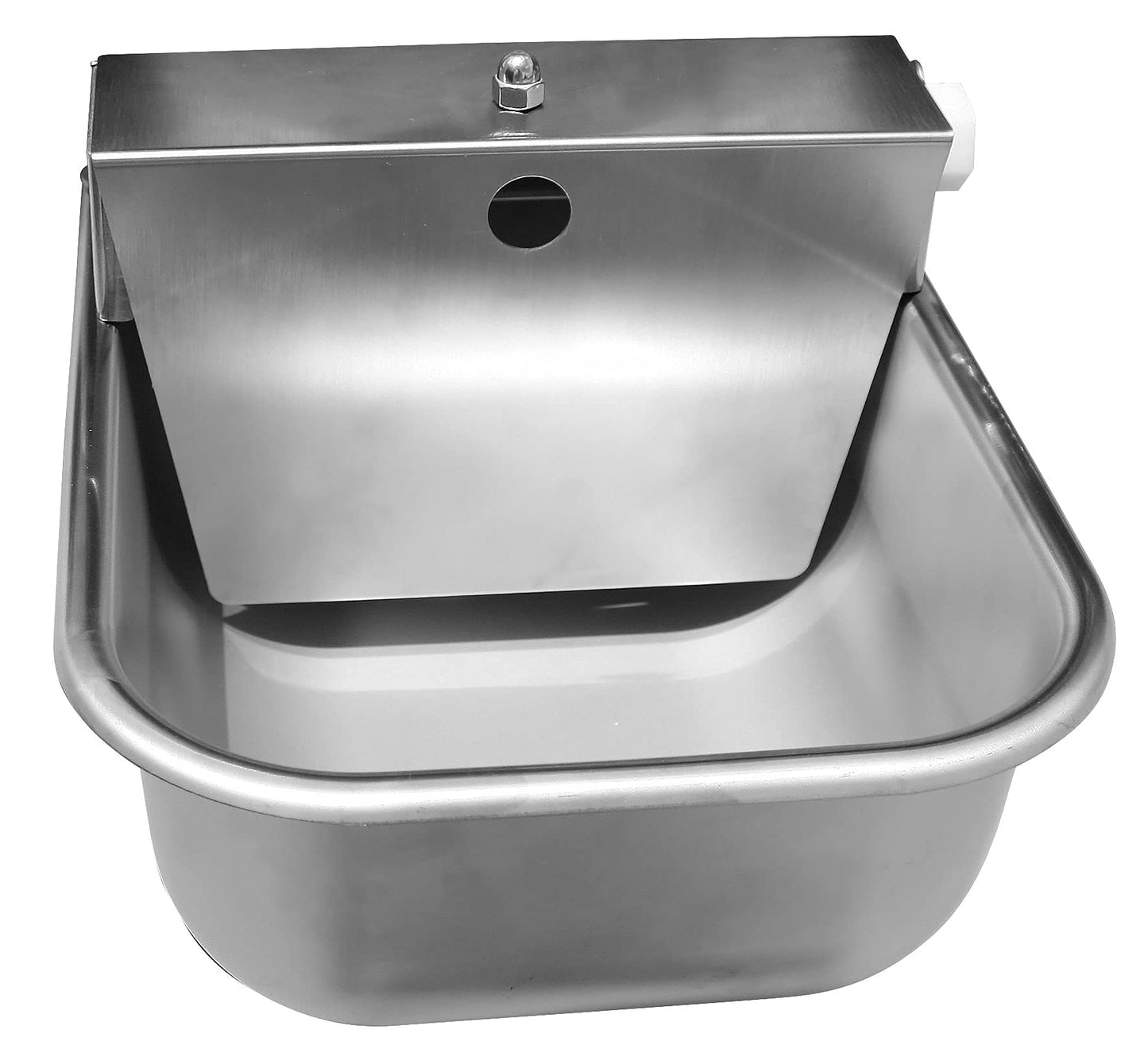 Nelson Rust Proof Stainless Steel Outdoor Automatic Dog Waterer Bowl Dispenser - Easy To Clean and sanitize, Quick Setup With Fresh Water Refill - Perfect Alternative Choice For Livestock Farm Animals
