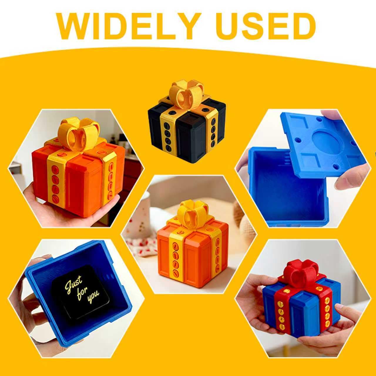 Shelprojsu Funny Valentines Day Gifts/Prank Box with Finger Gift Box/Surprise Box with Finger/Annoying 3D Printed Screw Gifts Boxes Ideal Gift for Lovers Birthday,Christmas,Halloween (Color/E)