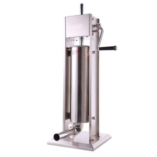 Hakka 15 Lb/7 L Sausage Stuffer 2 Speed Stainless Steel Vertical Sausage Maker