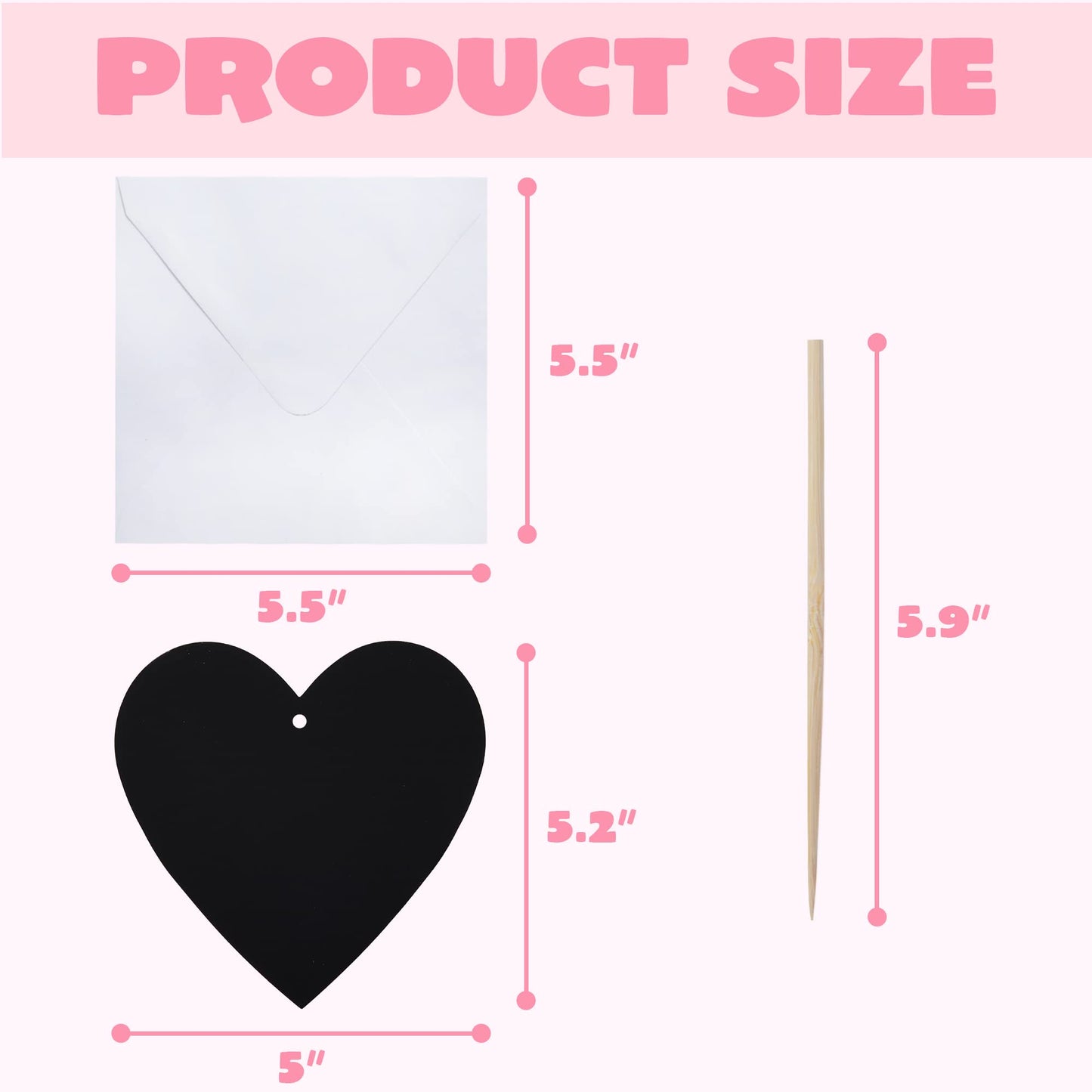 JOYIN 36 Packs Valentines Day Gifts Cards for Kids Magic Color Scratch Heart Rainbow Scratch Paper Heart Valentine Crafts and Art for Kids Classroom Exchange Create Rainbow Art Without Ink