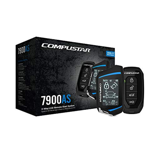 Compustar CS7900-AS All-in-One 2-Way Remote Start and Alarm Bundle w/ 3000 Feet Range