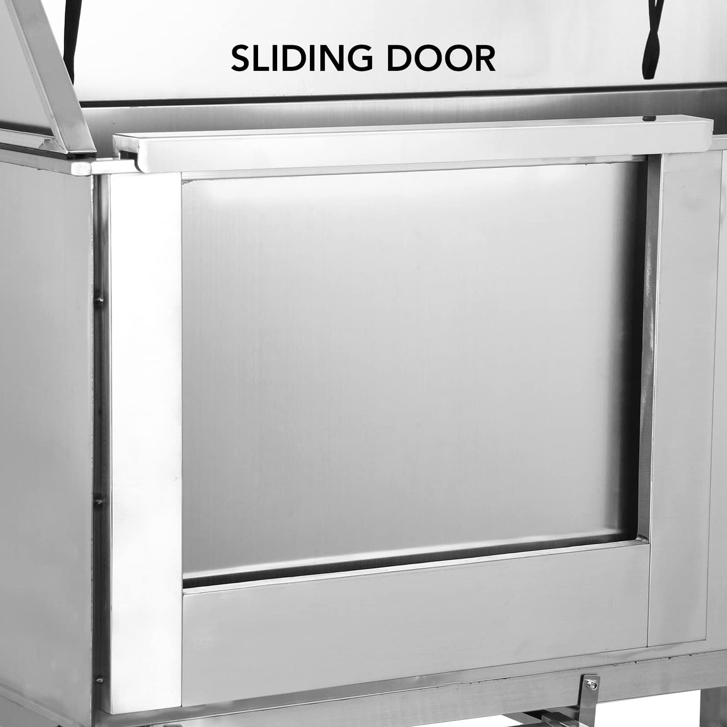 50" Dog Grooming Tub, Stainless Steel Pet Washing Station, Professional Dog Grooming Bathtub for Large, Medium & Small Pets, Left Door