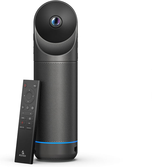 NexiGo Meeting 360 Ultra (Gen 3), Enhanced All-in-One Conference Camera System, Multi-Camera Setup, 8K Capture, AI-Powered Framing and Auto Tracking, for Medium to Large Meeting Rooms