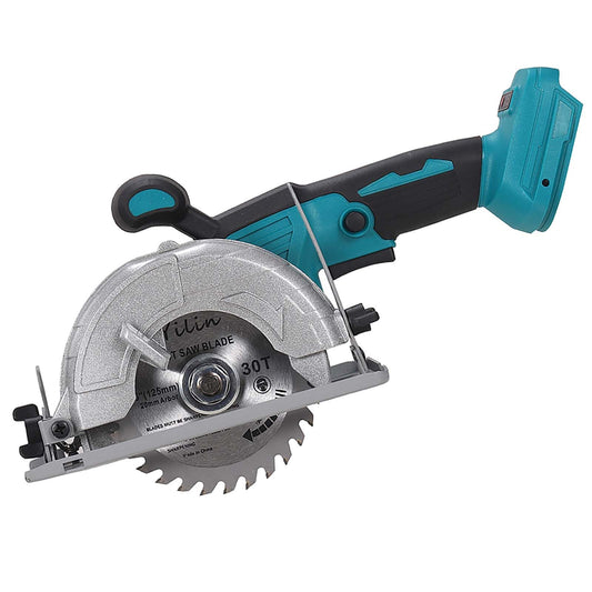 5 Inches Brushless Cordless Circular Saw, 6500 RPM,Compatible with Makita 18V Battery (Tool Only), 20mm Arbor with Blade & Scale Ruler,Compact Design