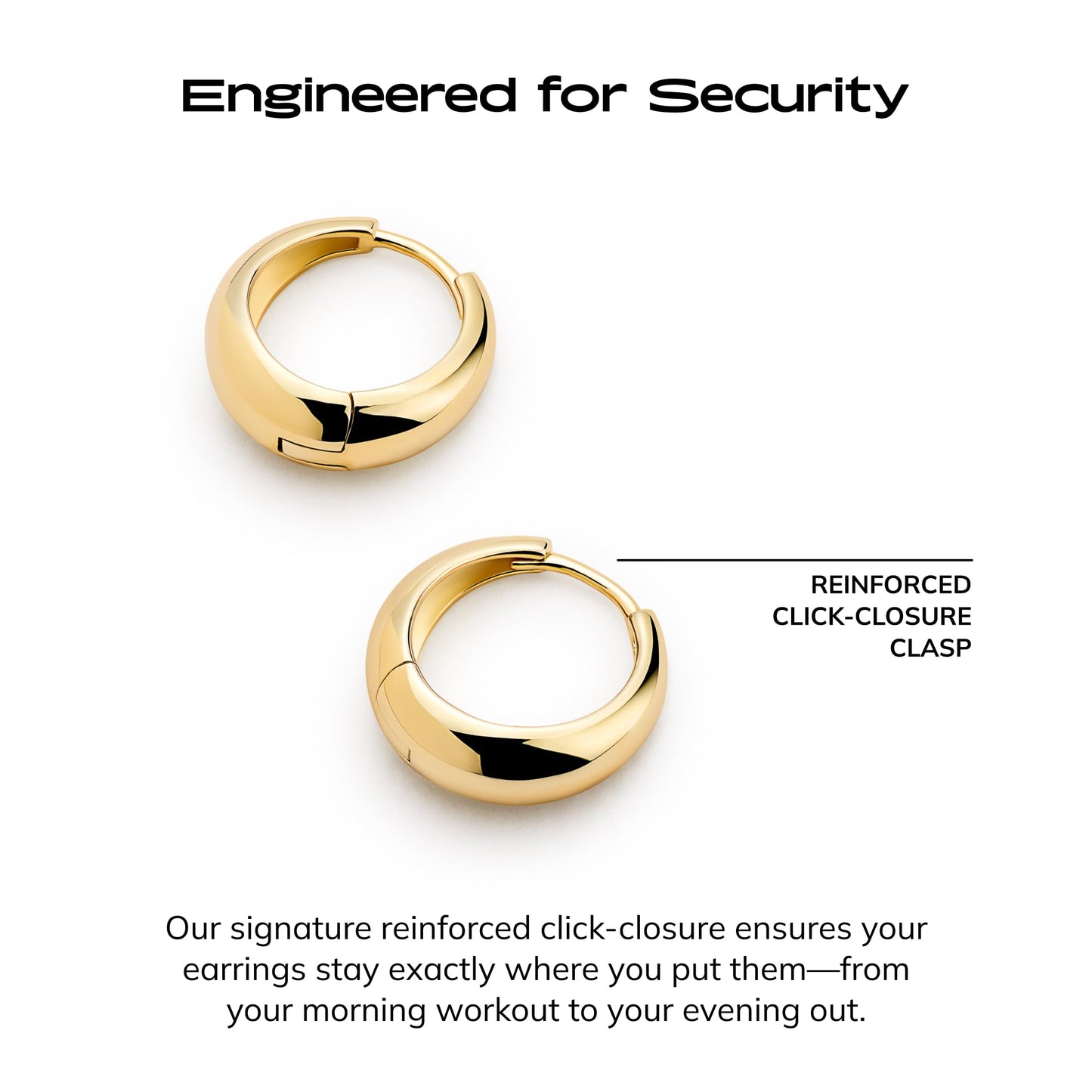 Ana Luisa Hoop Earrings for Women - Sterling Silver, 14K Gold Plated & Silver Rhodium Plated Assorted Earring Styles - Dainty, Small Gold Hoop Earrings for Daily Wear - Hypoallergenic & Tarnish-Free