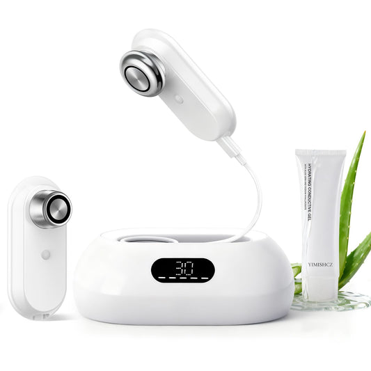 Professional Face Beauty Device with Dual Probes - Skin Rejuvenation - Lifting and Tightening - Reduces Wrinkles & Anti Aging, Experience The Salon-Grade Results at Home, Equipped with Gel