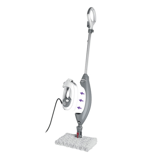 Shark Steam Mop Pro Lift-Away with Detachable Handheld Steam Cleaner for Whole Home Cleaning, Steams Hard Floors, Upholstery, Garments and Cars, 3 Modes with Steam Blaster Technology, S3973D