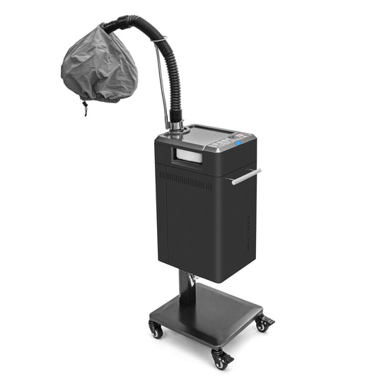 Hair Steamer Micro Mist Scalp Detoxify for Hair Wash Reclining Chair Bed Attachment Professional Hair Care for Salon SPA Barber Shop Fully Metal Material Elitzia ET1940